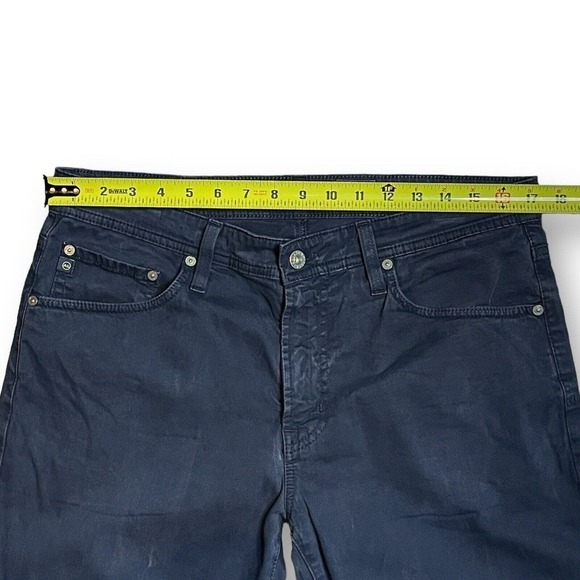 Adriano Goldschmied Pants Mens The Graduate FADED Black Stretch Size 34/34 - Picture 3 of 11